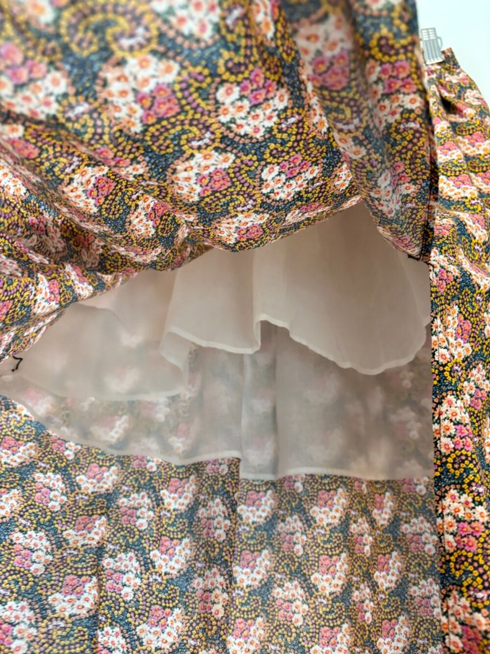 J Crew Collection Side Slit Maxi Skirt Size Small Ratti Prism Floral - Picture 3 of 7